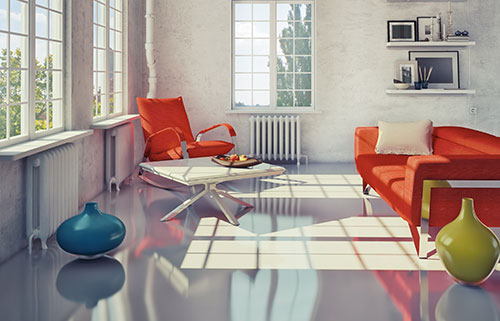 Цвет мебели современной гостиной