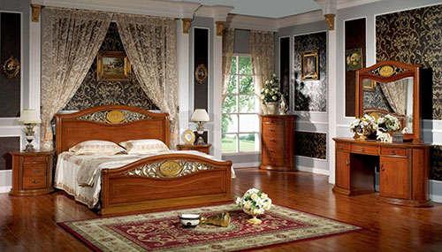 Фото классической спальни
