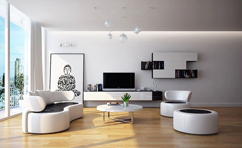 Мебель гостиной в стиле модерн