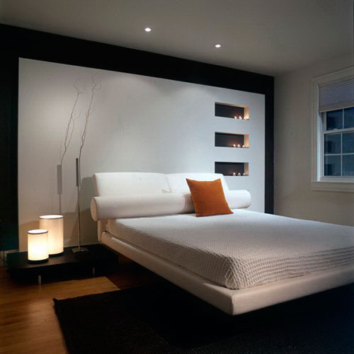 Образ минималистичной спальни